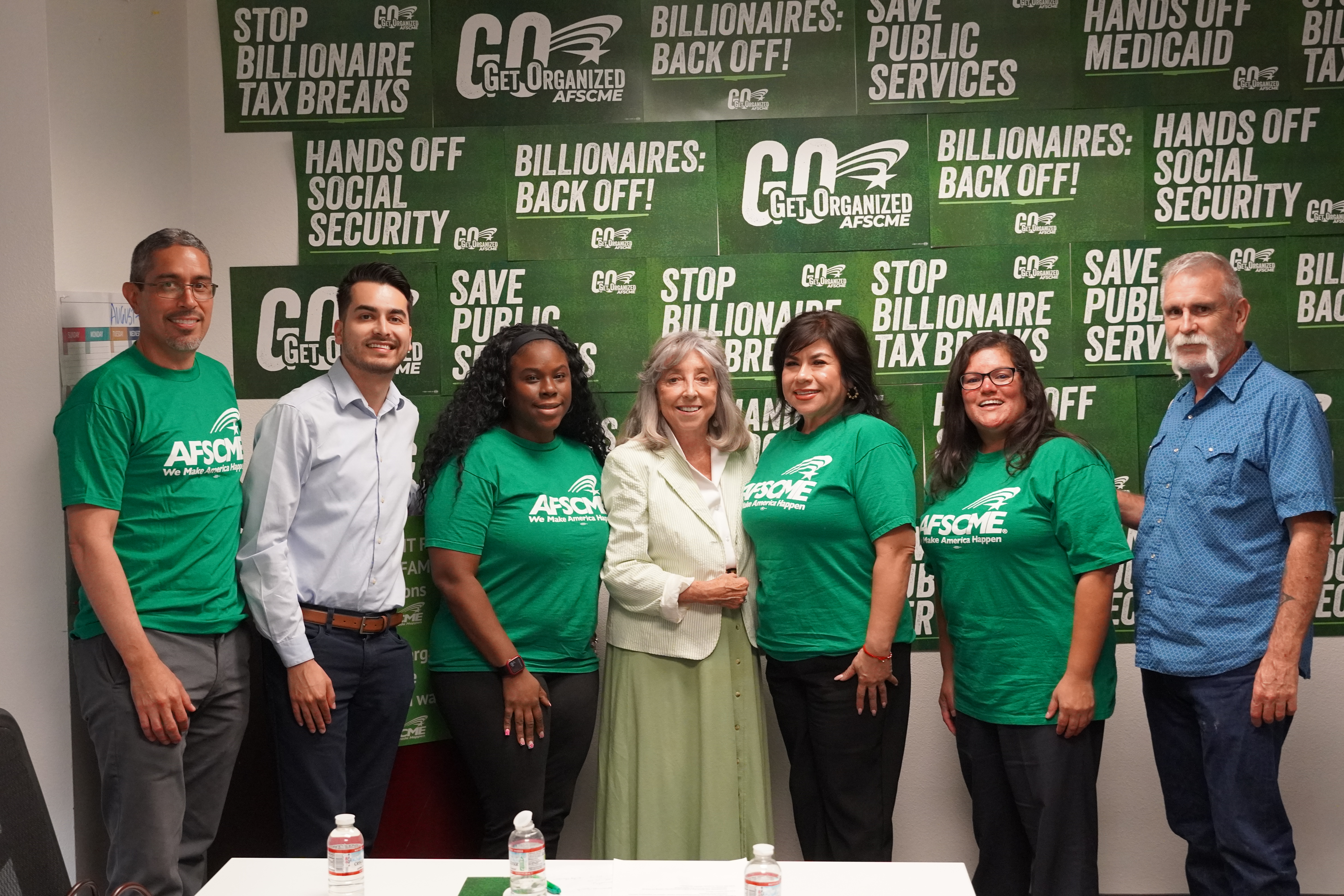 AFSCME members in Nevada thank their representatives for opposing big, ugly bill 